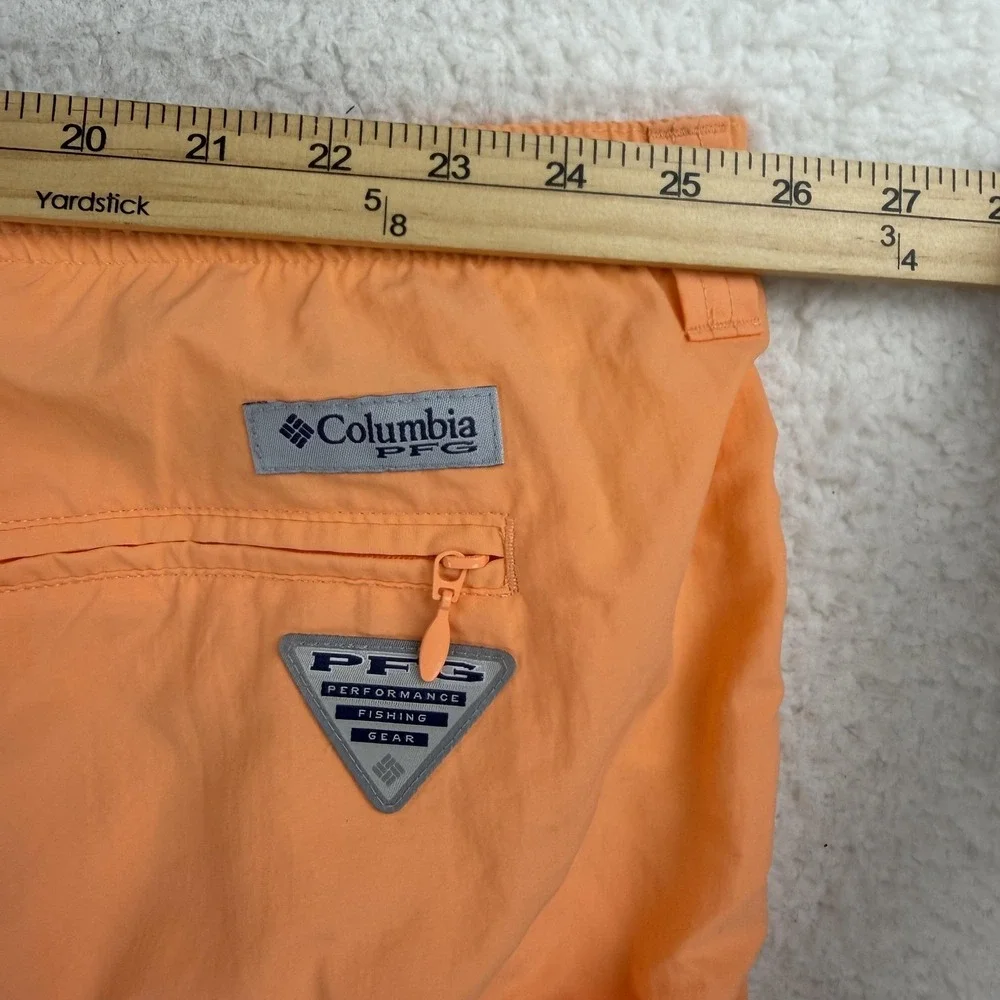Columbia PFG Swim Shorts Mens 4XL Orange‎ Backcast III UPF 50 Omni-Shade Fishing